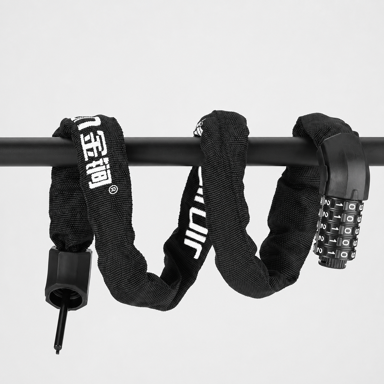 GoGo Ultra Hardened Steel Chain Bike Combination Lock 1.1m